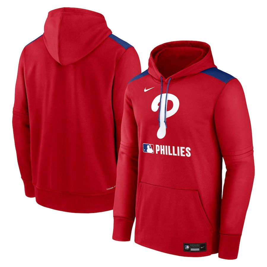 Men 2025 MLB Philadelphia Phillies Red Nike hoodie style 2->san diego padres->MLB Jersey